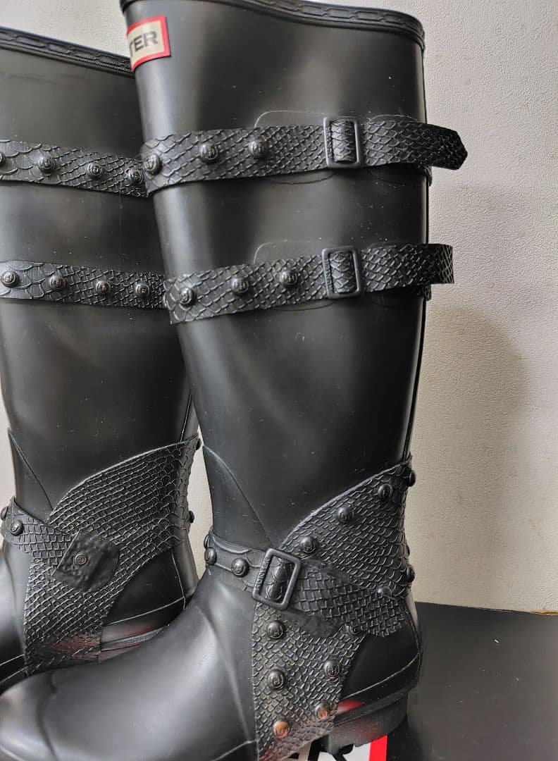 値下げ★HUNTER レインブーツ/FESTIVAL 2011 TALL/美品