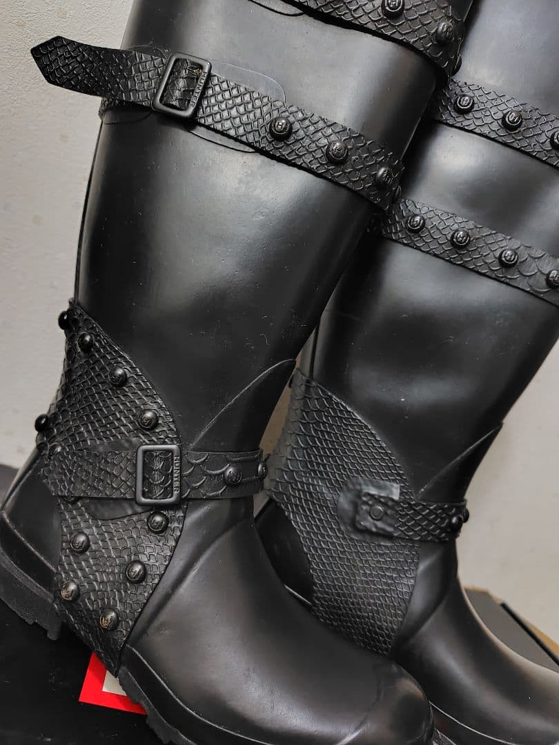 値下げ★HUNTER レインブーツ/FESTIVAL 2011 TALL/美品