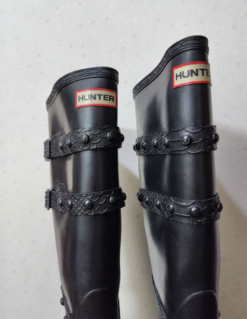 値下げ★HUNTER レインブーツ/FESTIVAL 2011 TALL/美品
