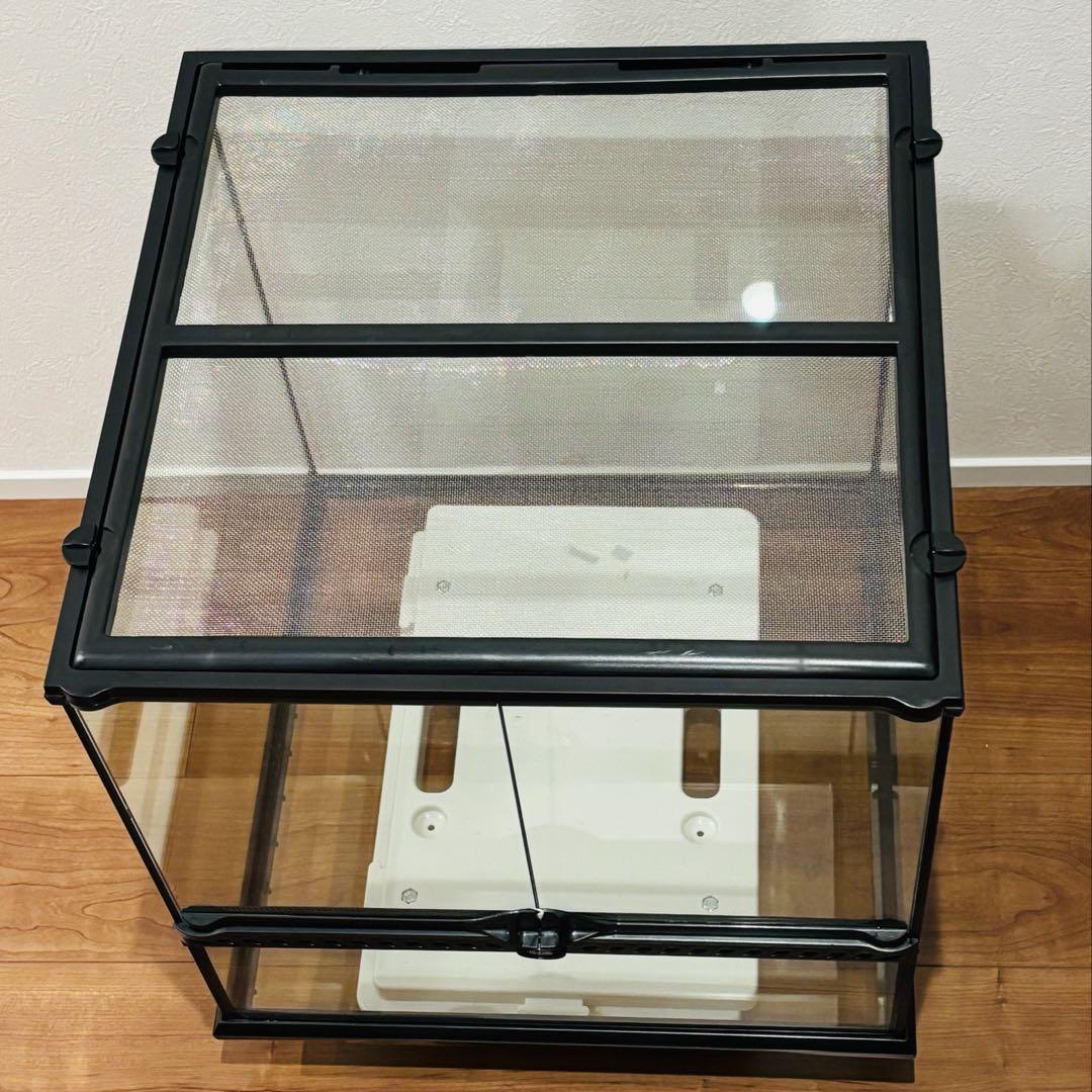 GEX　グラステラリウム　4545　爬虫類　飼育　ケージ　ガラスケージ