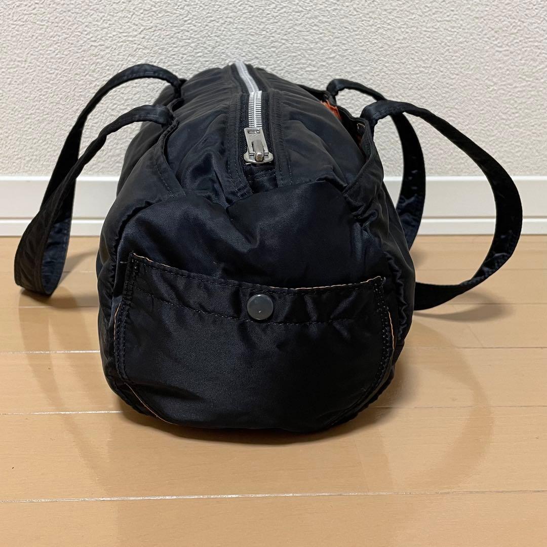【美品】PORTER ポーター タンカー ミニボストンバッグ ブラック