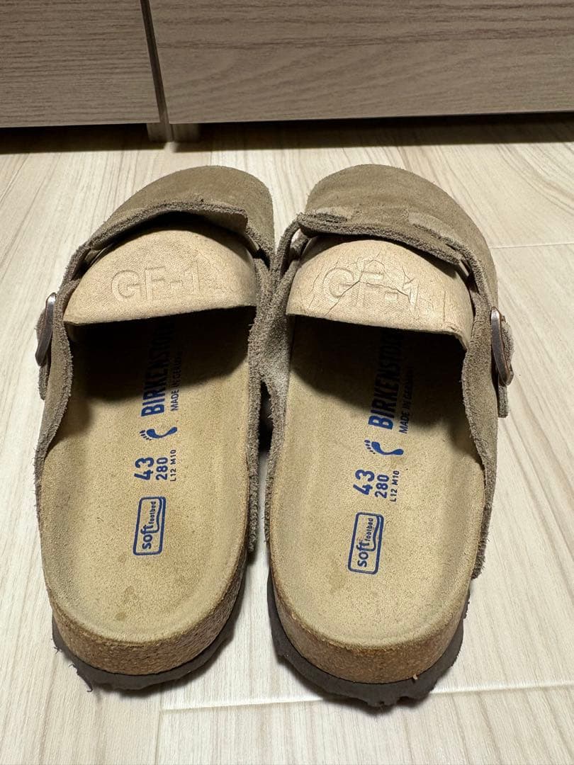 Birkenstock ベージュサンダル 43 supreme NIKE