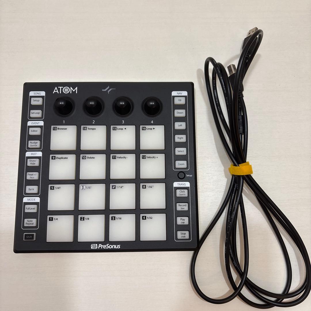 Presonus ATOM MIDIパッドコントローラー