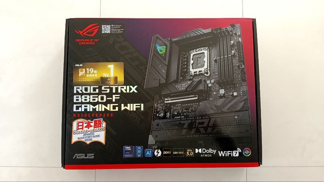 asus ROG STRIX B860-F GAMING WIFI マザーボード