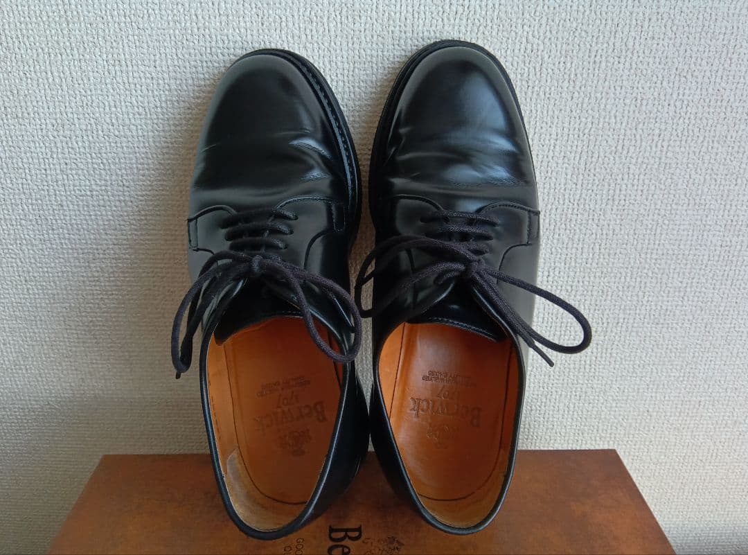 Berwick1707 4406ROVI プレーントゥシューズ