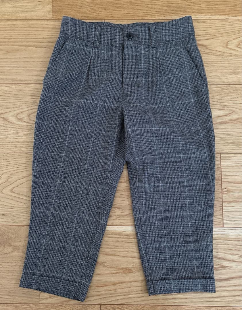 キッズスーツ 120 男の子 入学 卒園 グレー チェック 4点set