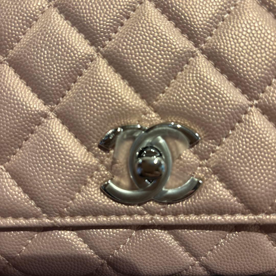 激レアCHANELココハンドルピンクメタリックノベルティバッグ新品未使用