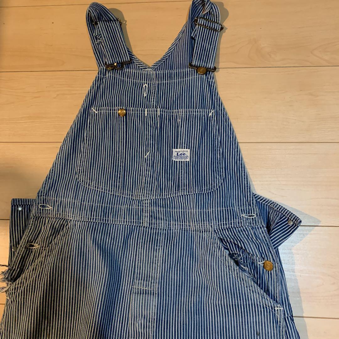 lee ハウスタグ　40s ヒッコリーオーバーオール