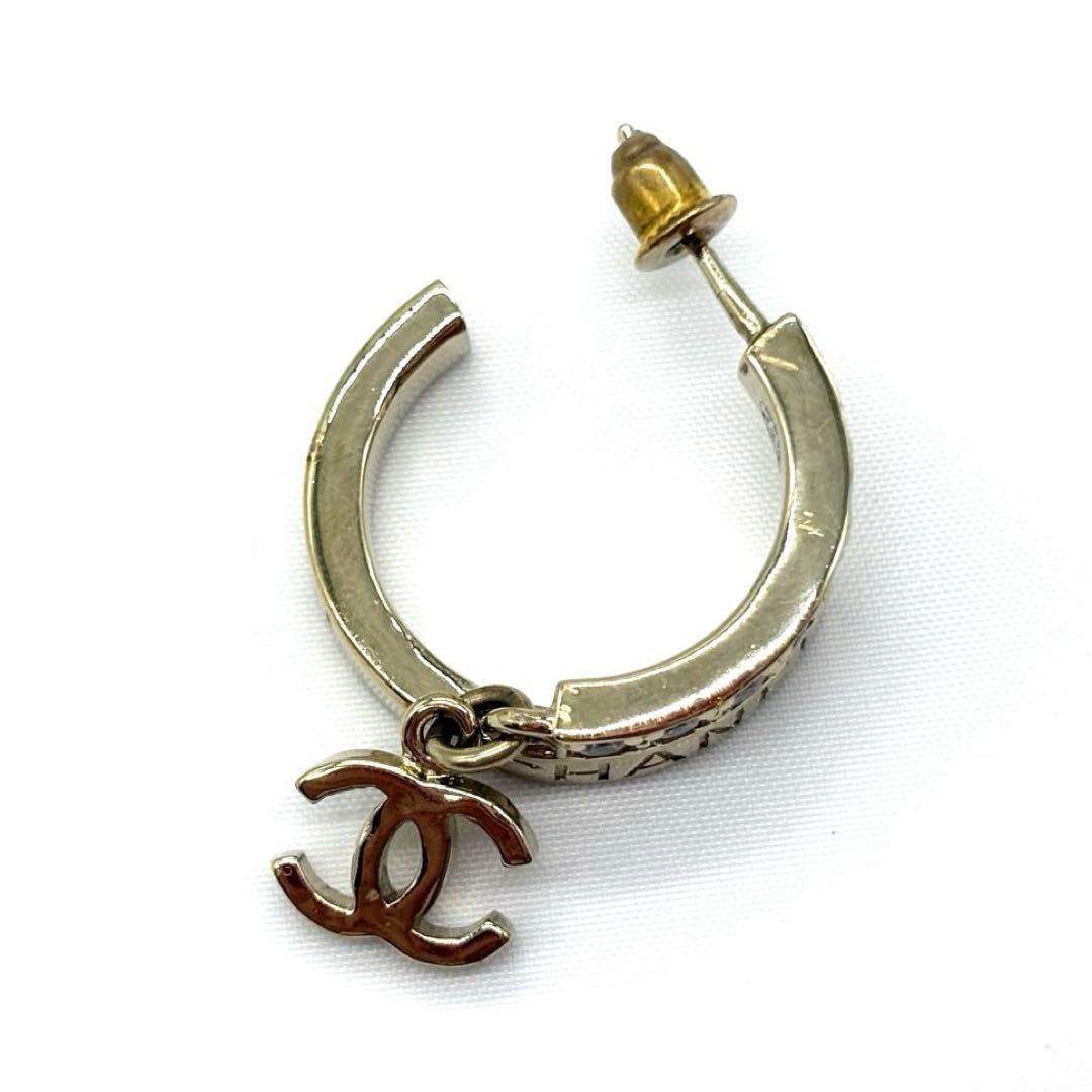 希少♡正規品 CHANEL ココマーク ラインストーン ピアス ゴールド 片耳