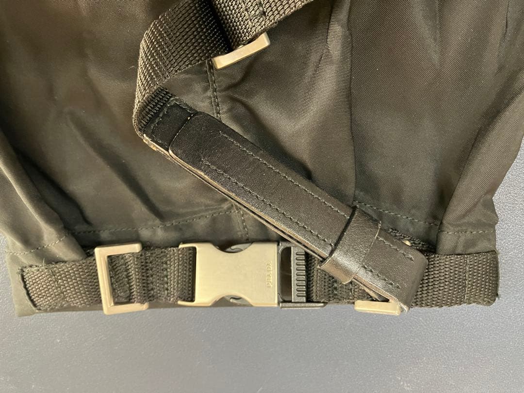 PRADA ボンサック ドラムバッグ BLACK