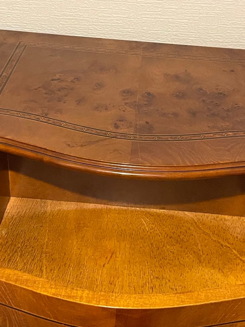 マ*キ様 ヴィンテージ　イタリア　7段　チェスト　マホガニー　象嵌　　ロココ　キ