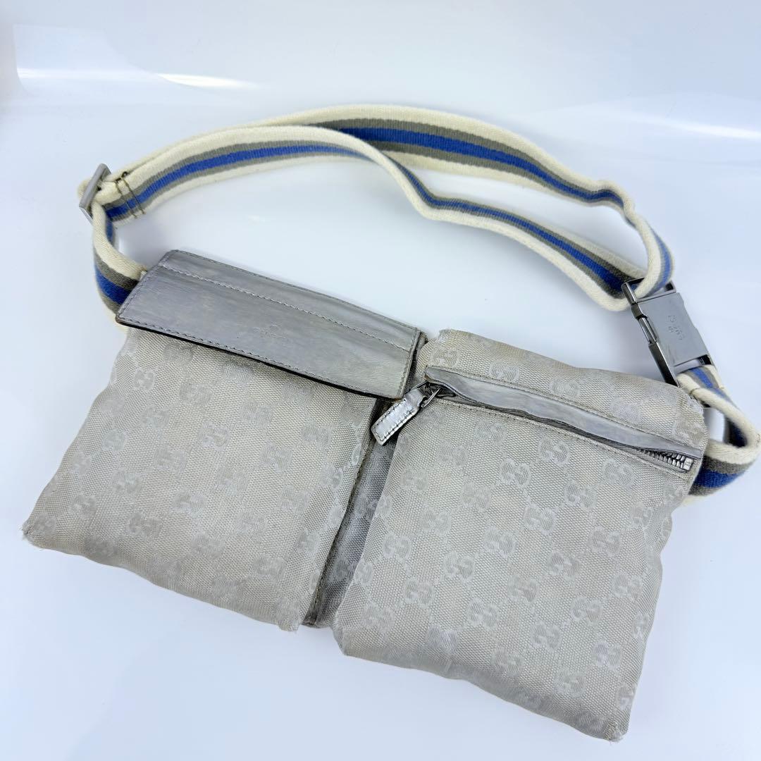 GUCCI グッチ シェリーライン ウエストポーチ GG バッグ