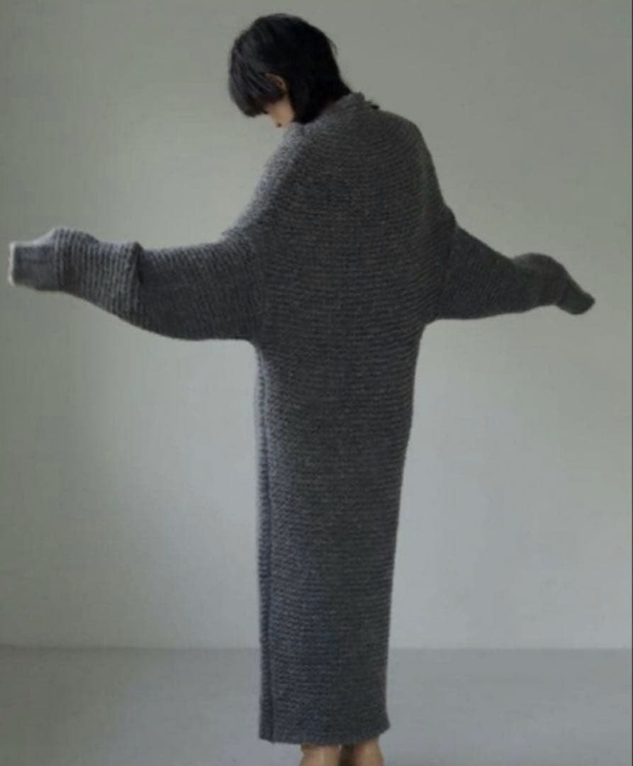 新品 ETRE TOKYO タートルローゲージニットワンピース ロング