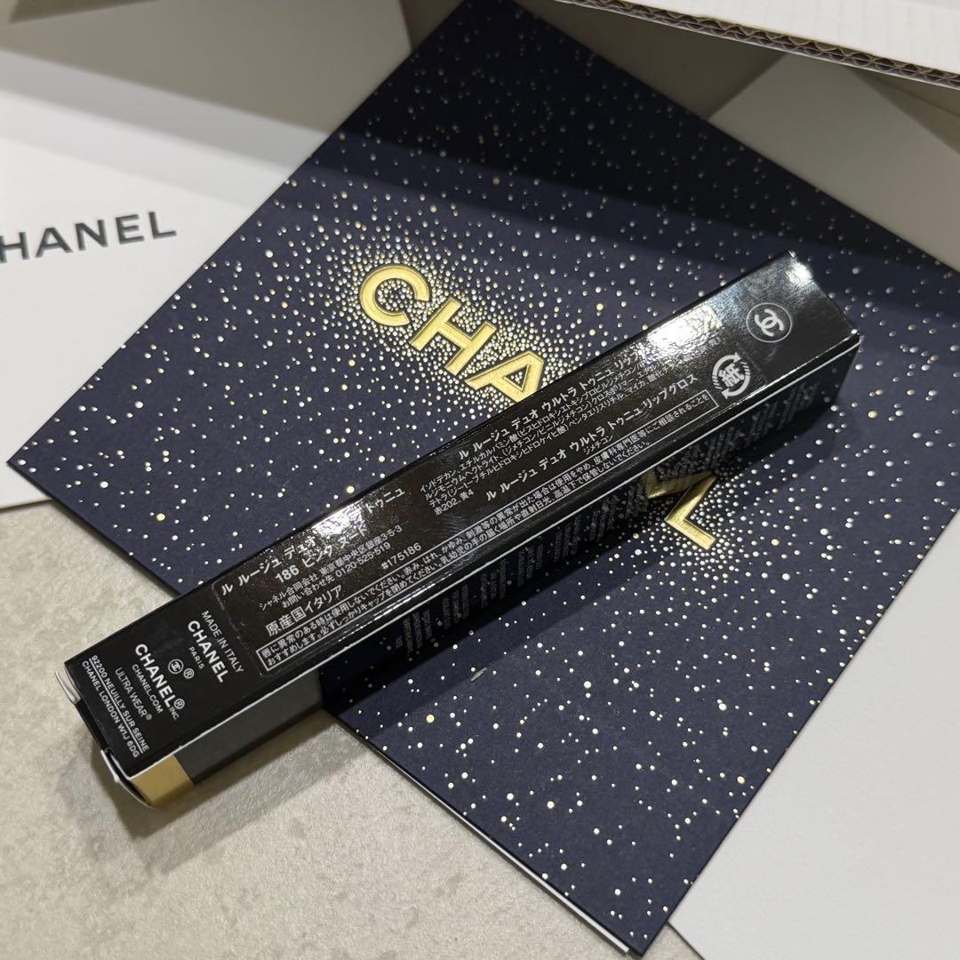 【ギフト】 CHANEL ル ルージュ デュオ ウルトラ トゥニュ186 新品