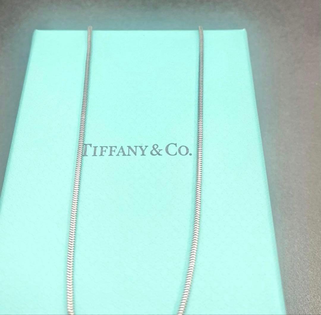 美品✨ティファニー スネークチェーンネックレス SV925 シルバー 45㎝