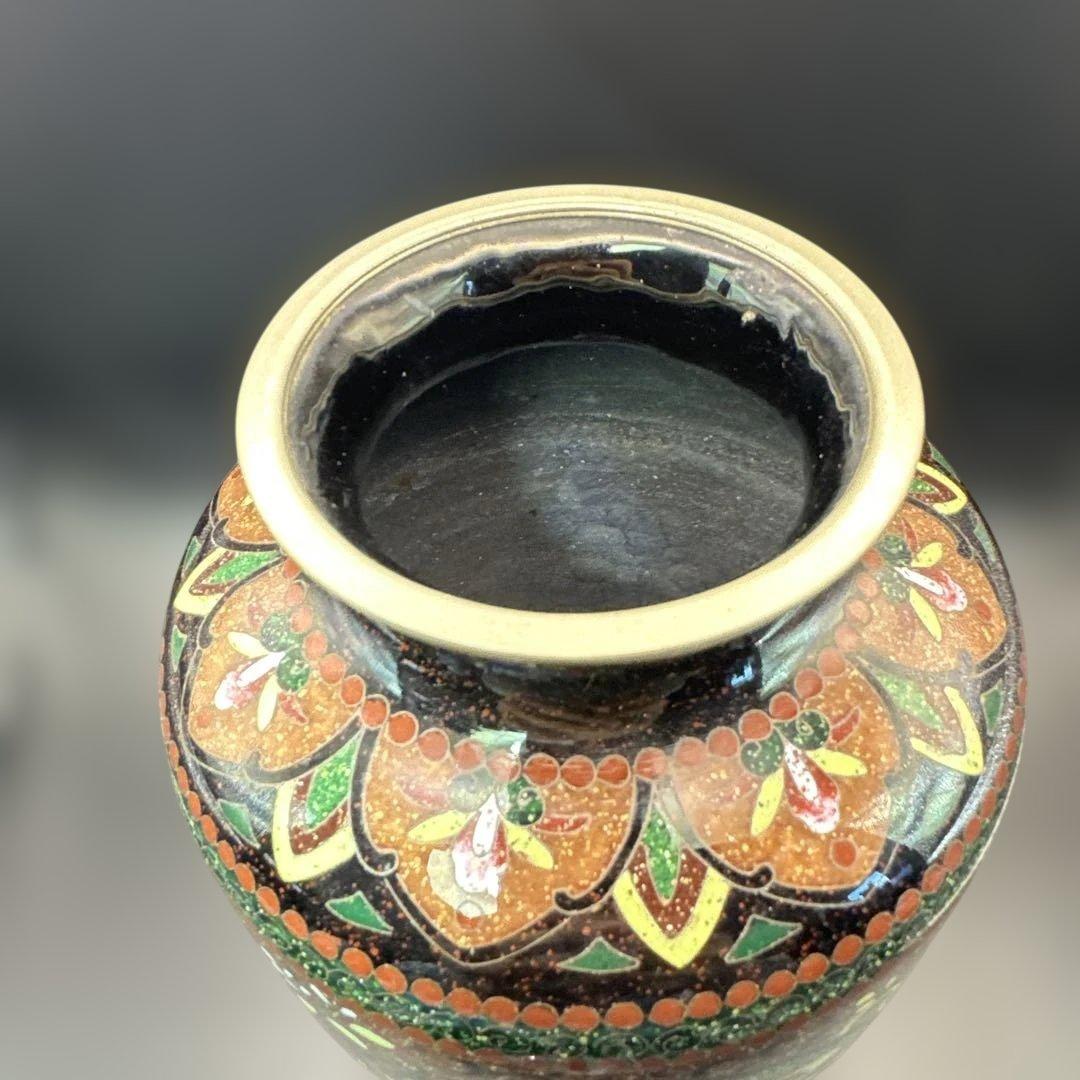 七宝焼，掐丝珐琅，花瓶，花器，置物