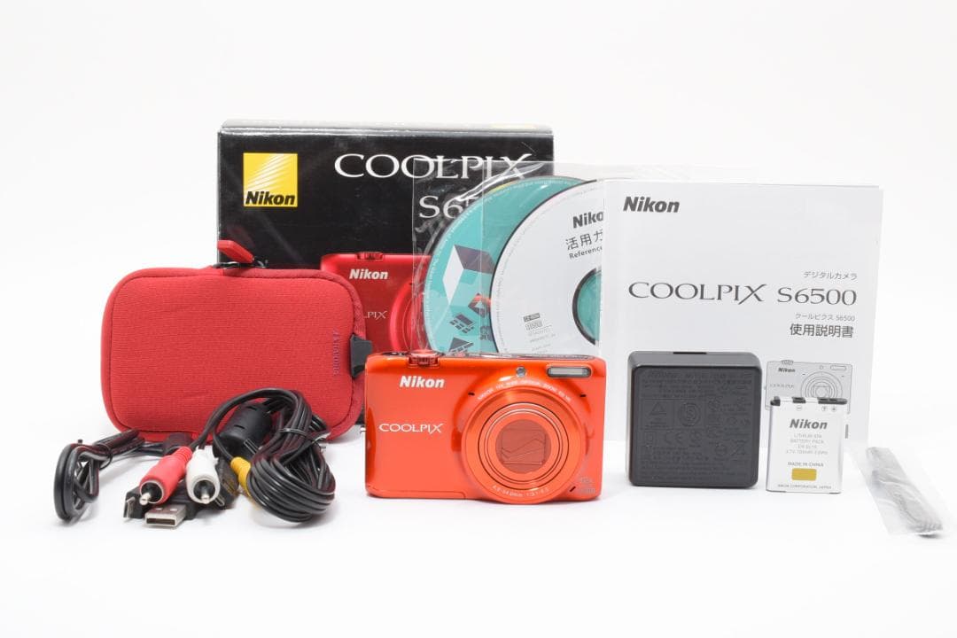【極美品】Nikon COOLPIX S6500 オレンジ　新品級！