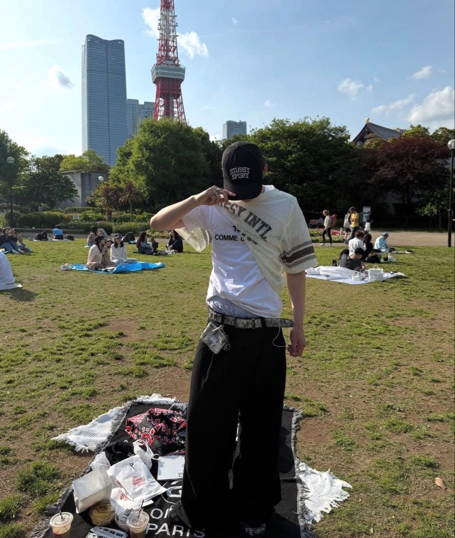 jaded london スラックスW32 黒