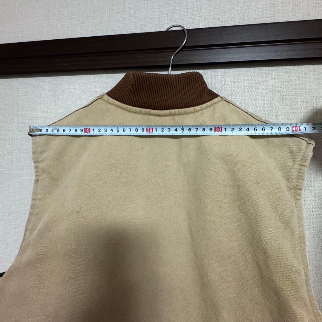 ト*ー様 Carhartt ベスト　ダックベスト　ベージュ