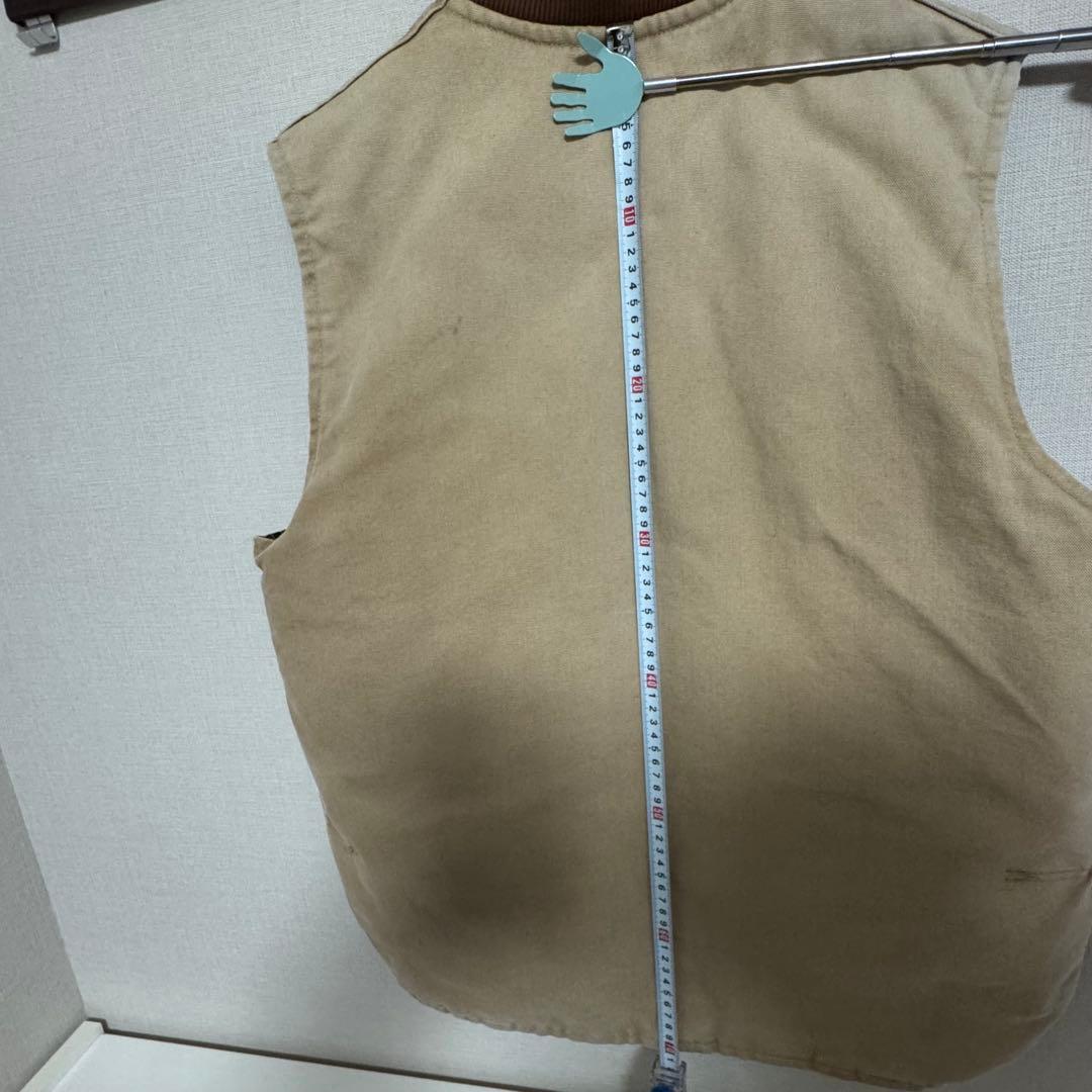ト*ー様 Carhartt ベスト　ダックベスト　ベージュ
