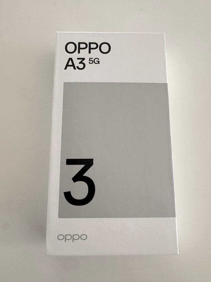 【新品未使用】　OPPO A3 5G 128GB ブラック