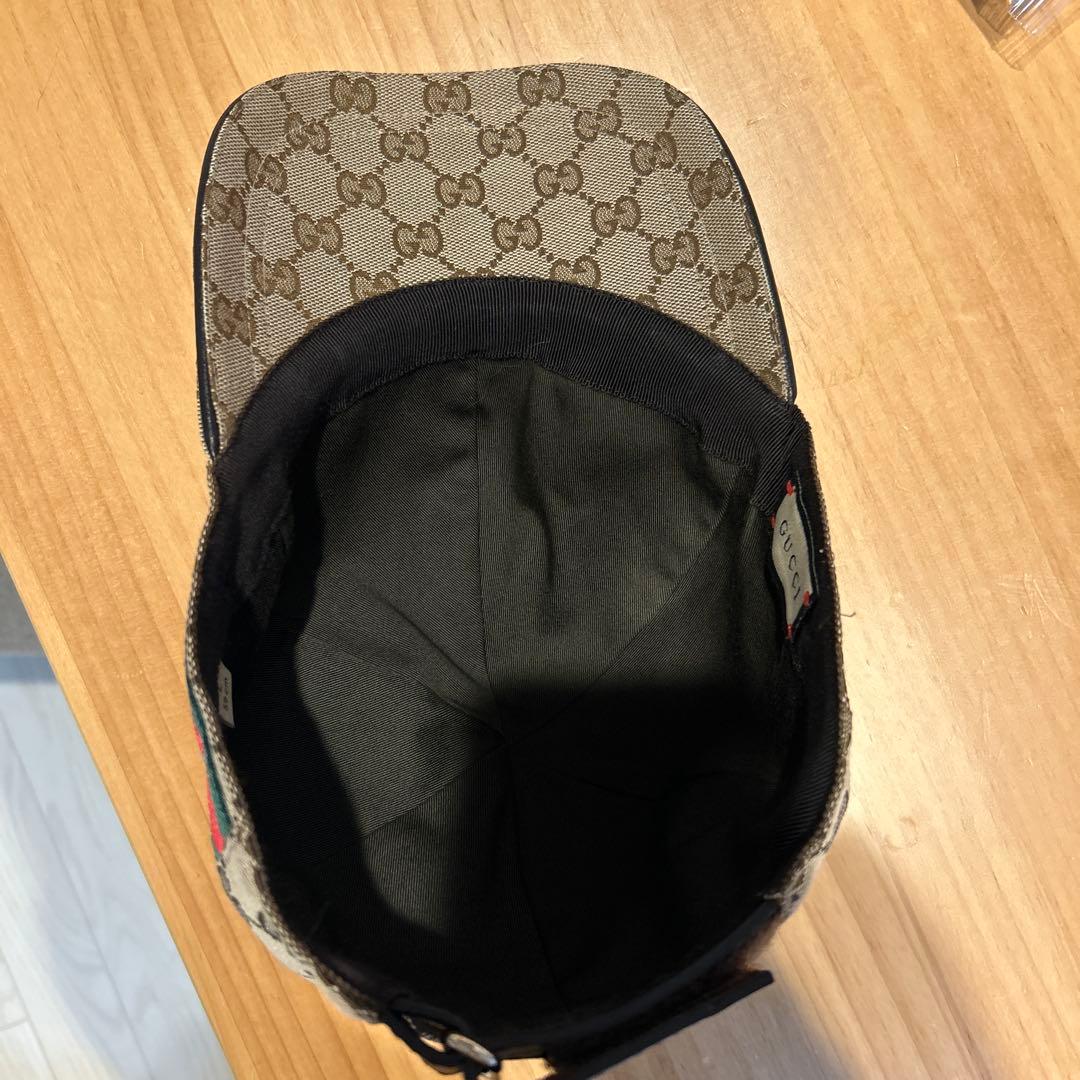 グッチGUCCI GGパターン ベースボールキャップシェリーライン
