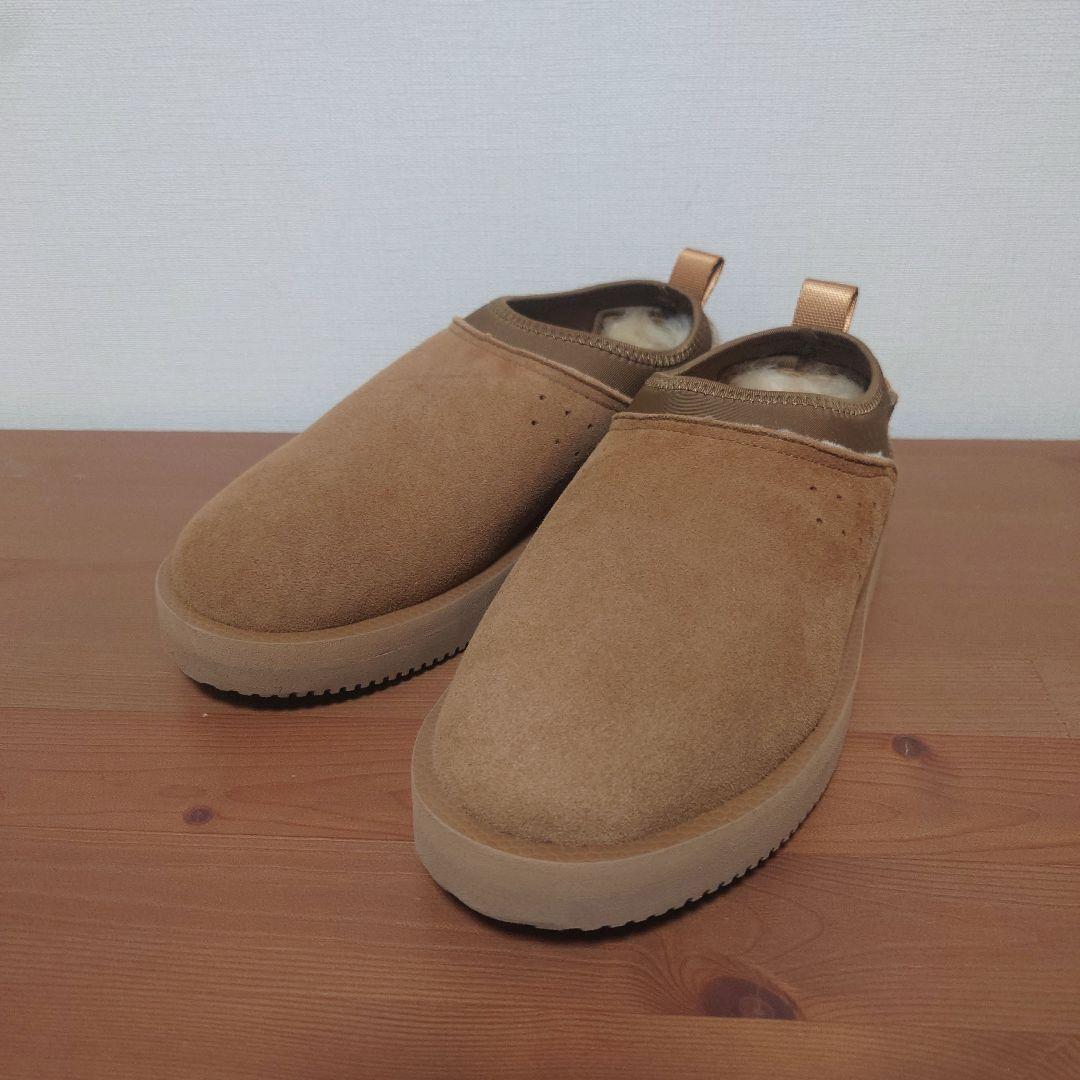 ふむ様 SUICOKE スイコック ムートンサボ スリッポン ブラウン 24cm