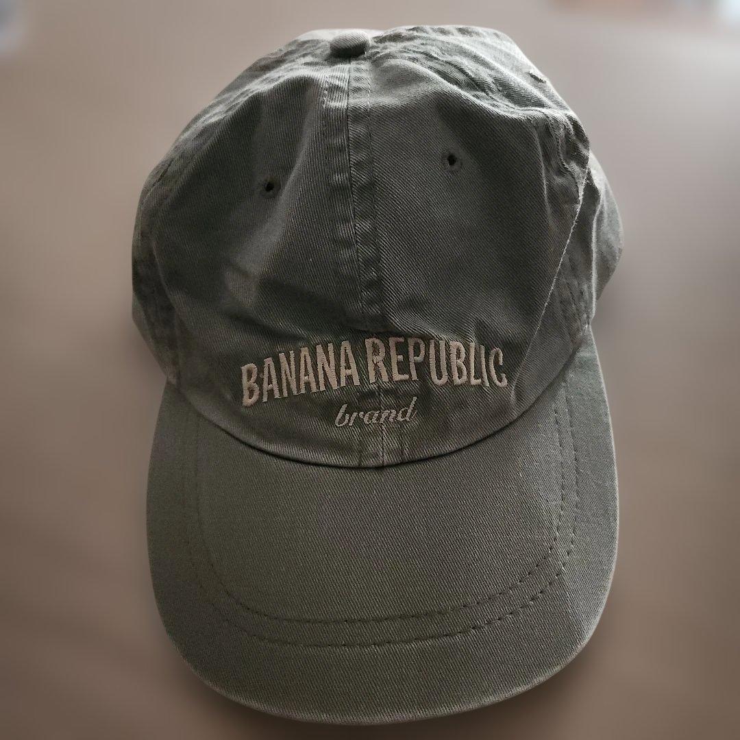 ​【希少・USA製】バナナリパブリック ヴィンテージ キャップ カーキ