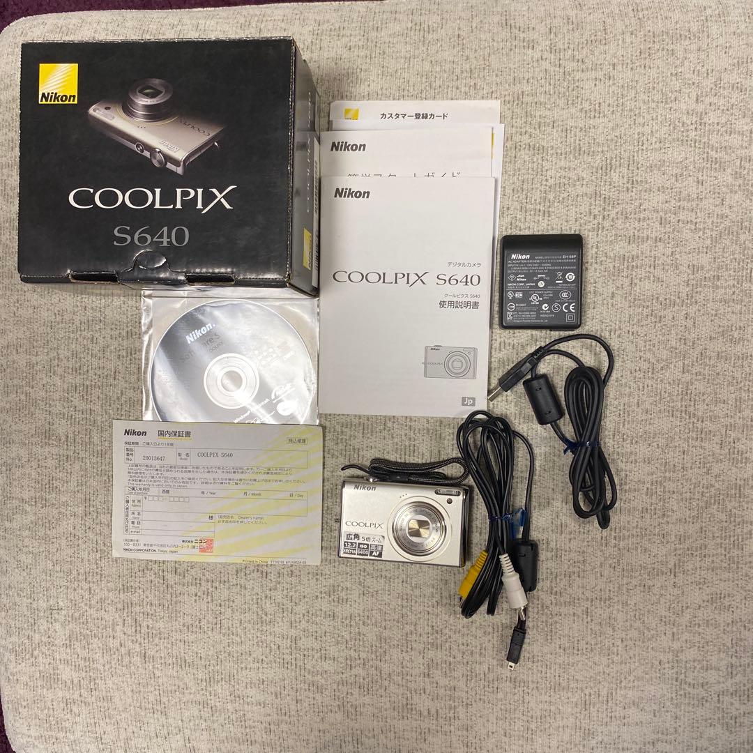 Nikon COOLPIX S640 シルバー 本体