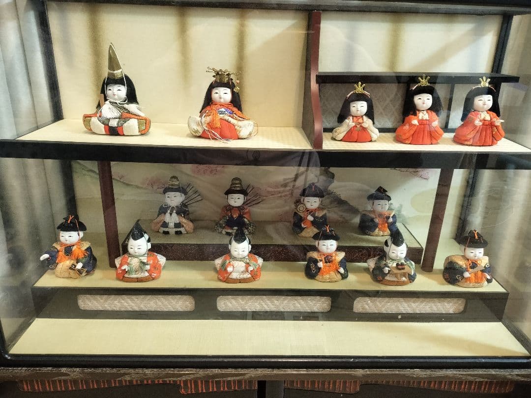 昭和40年代 アンティーク 希少雛人形 (オルゴール、ライト付き)