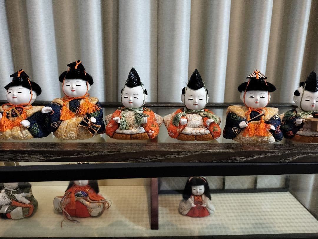 昭和40年代 アンティーク 希少雛人形 (オルゴール、ライト付き)