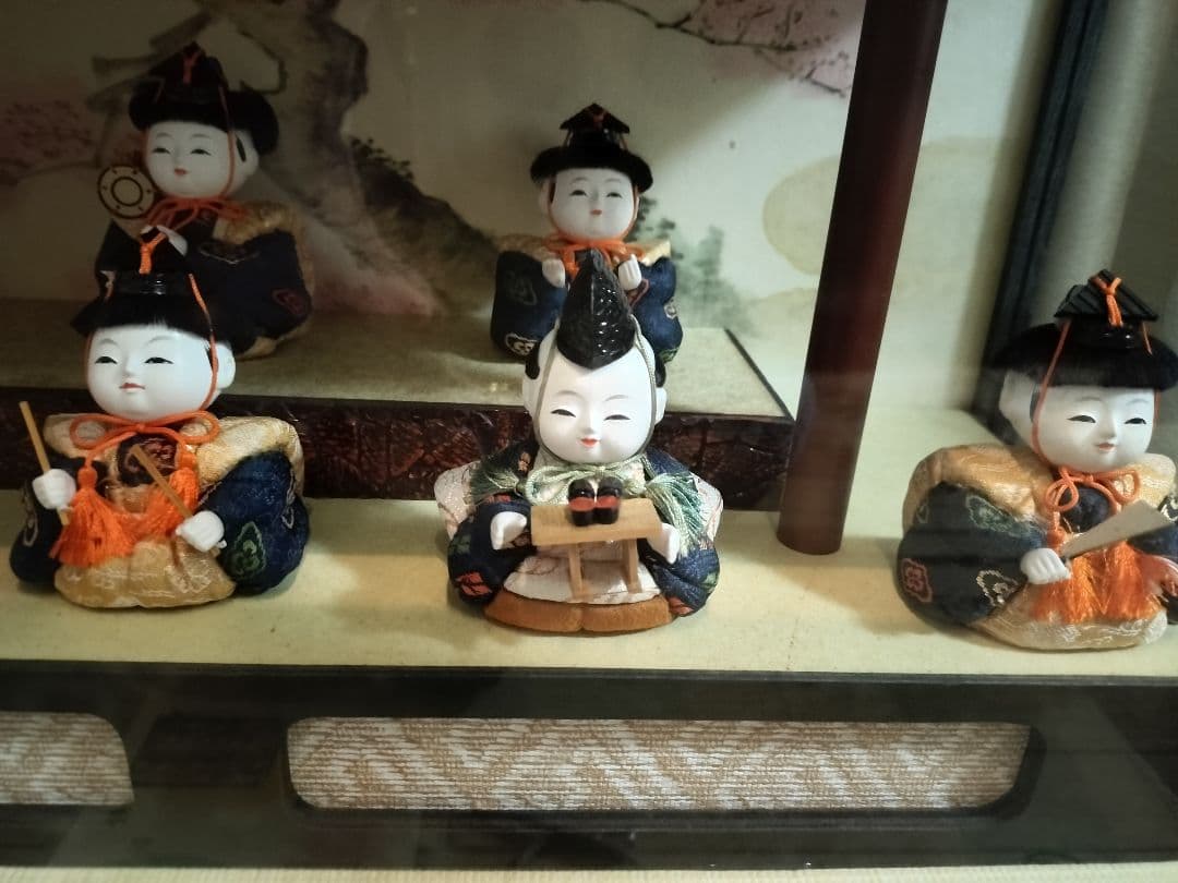 昭和40年代 アンティーク 希少雛人形 (オルゴール、ライト付き)