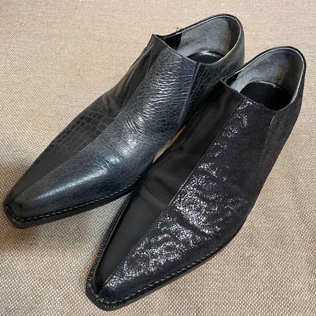 JUNYA WATANABE 14AW 型押しクロコシューズ　M（24.5㎝）