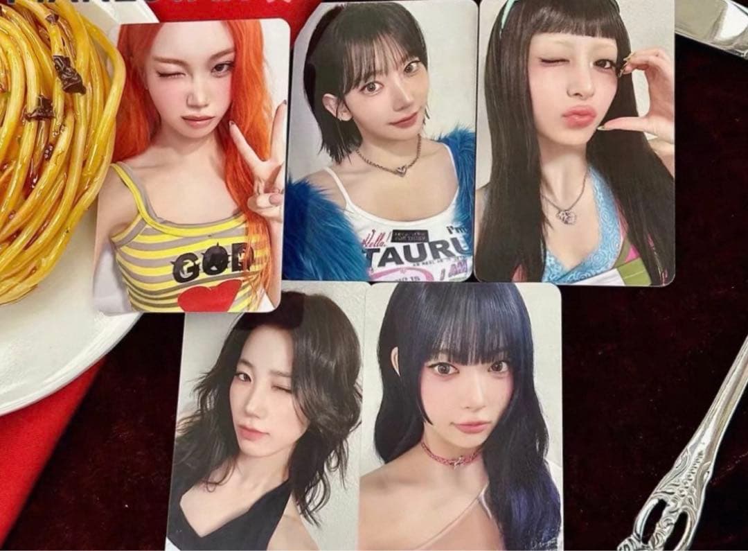 ルセラフィム SPAGHETTI makestar　 ラキドロ　トレカ　五枚