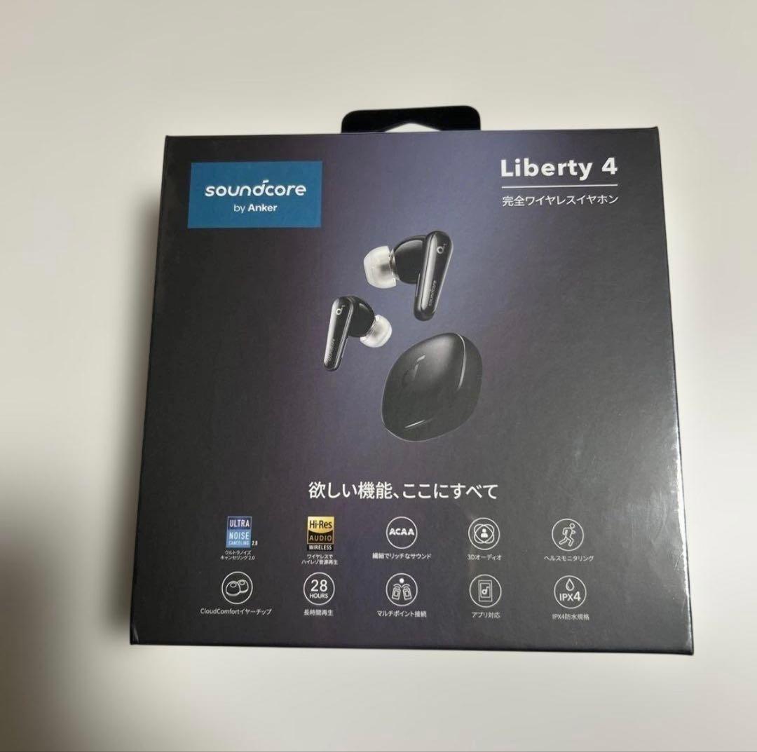 【新品未使用】ANKER Soundcore Liberty4ワイヤレスイヤホン