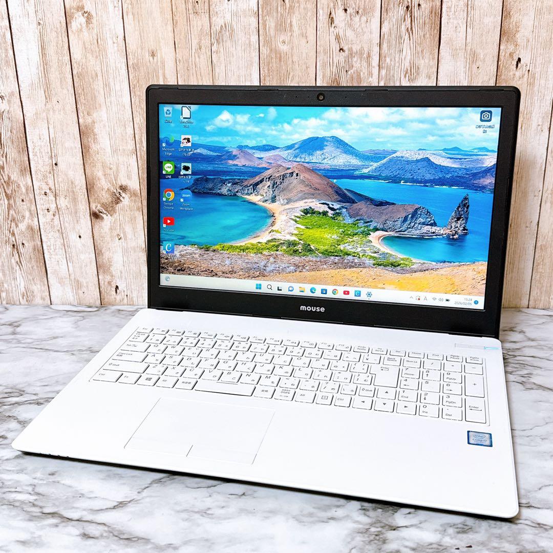 すぐ使えるノートパソコン‼高性能i7＆爆速SSD/メモリ8GB✨カメラ付き