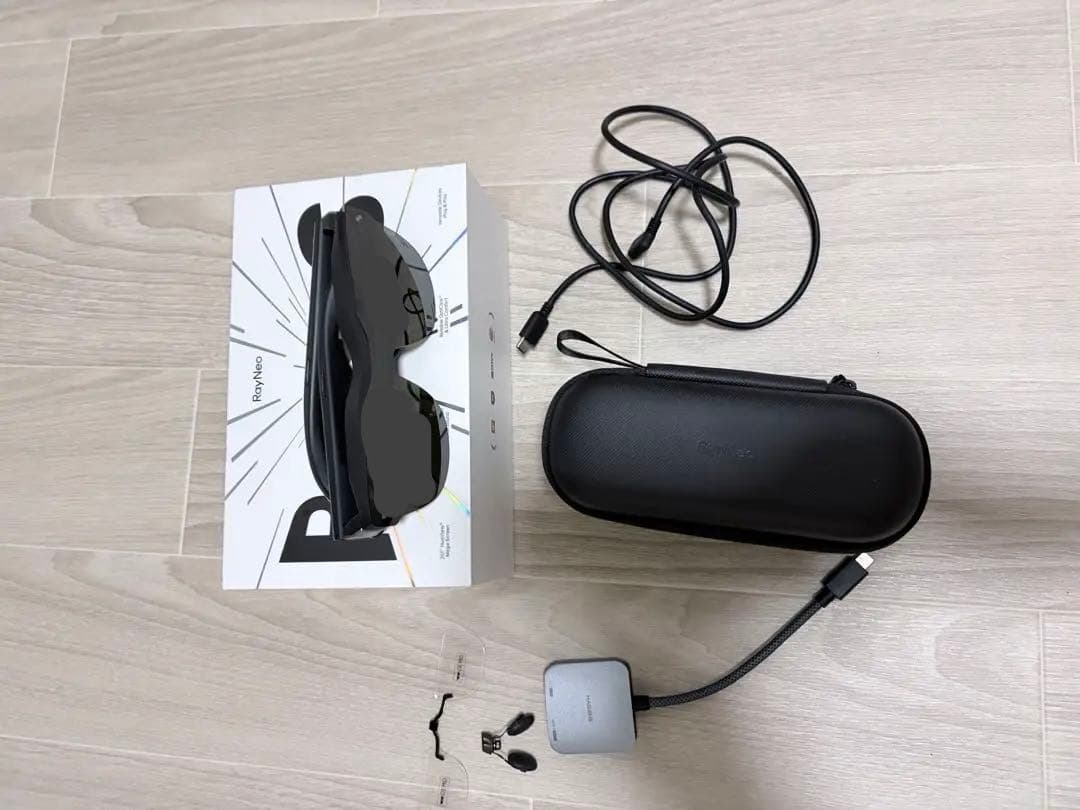 RayNeo Air 3s AR／XR グラス＋USB-Cアダプタ