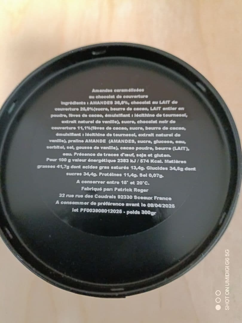 PATRICK ROGER アーモンドチョコレート 300g