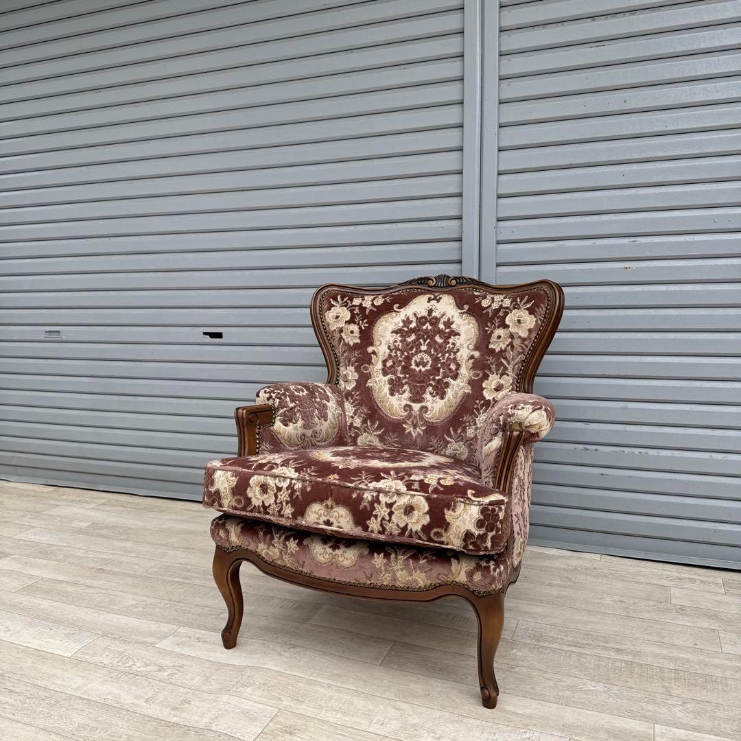 karimoku 金華山　カリモク 1人掛けソファ 鋲打ち ヴィンテージ