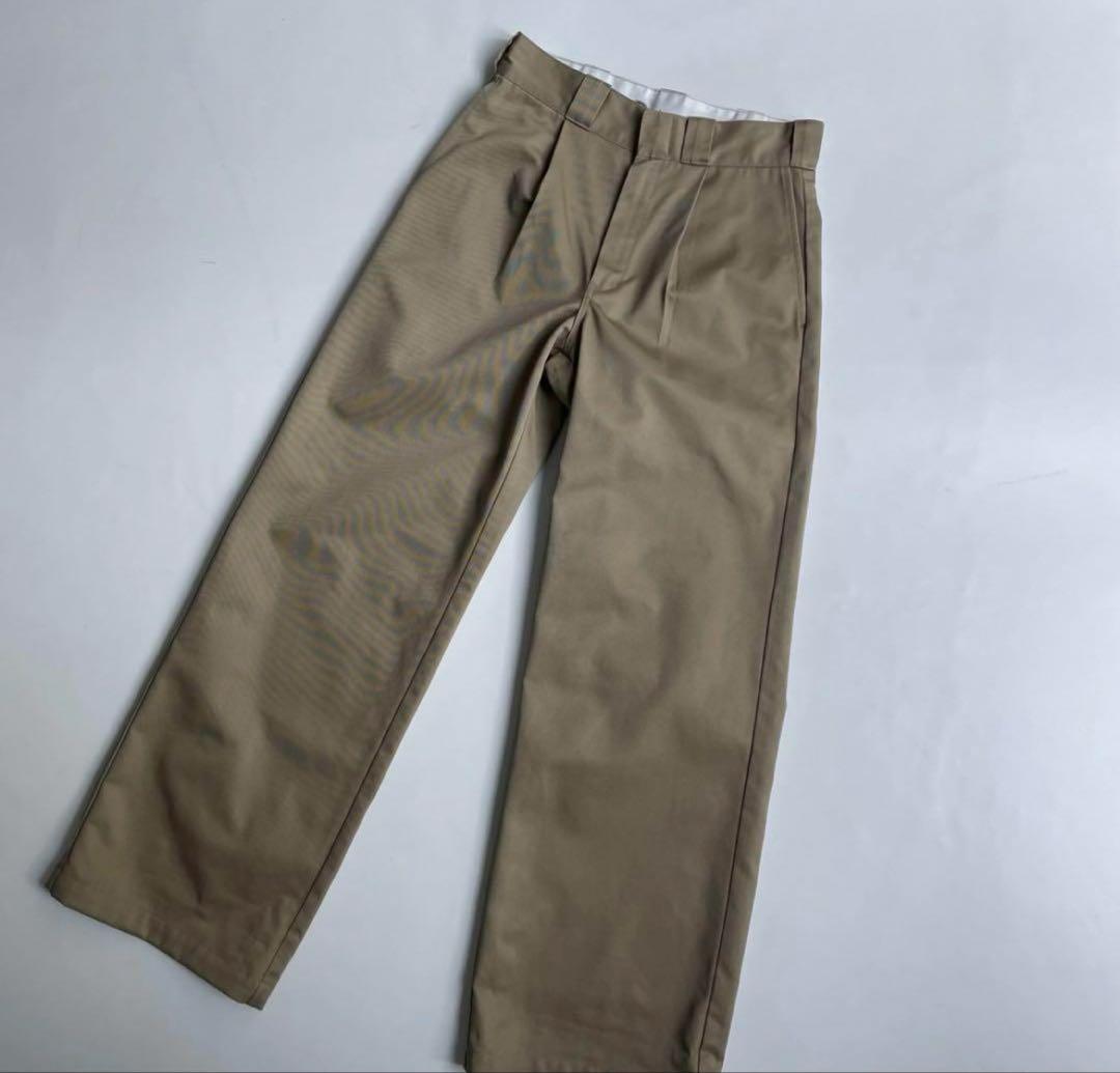 miyo3新品未使用　ok.soon×dickies ワイドチノパンツ L