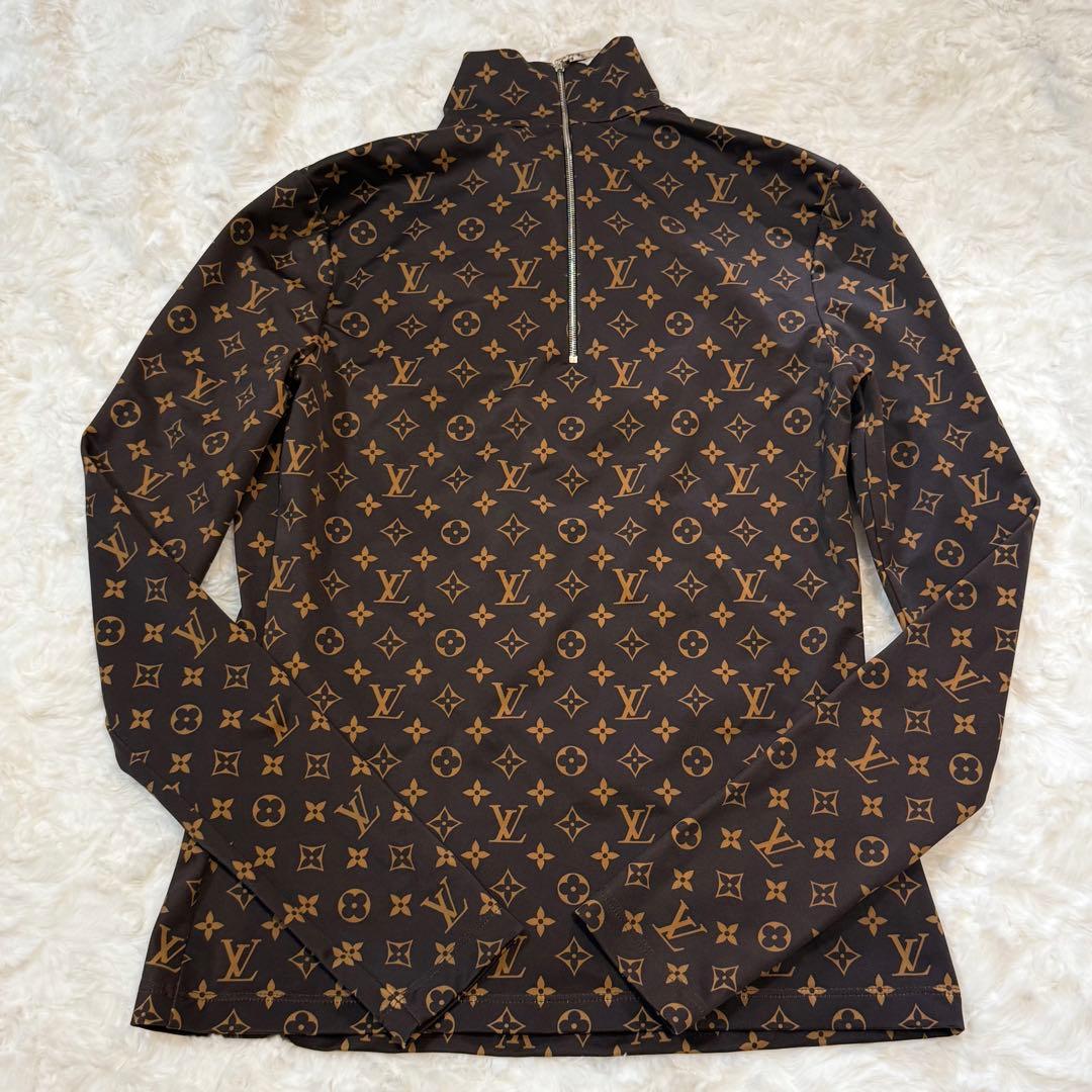 ルイヴィトン モノグラム タートルネック長袖カットソー XS