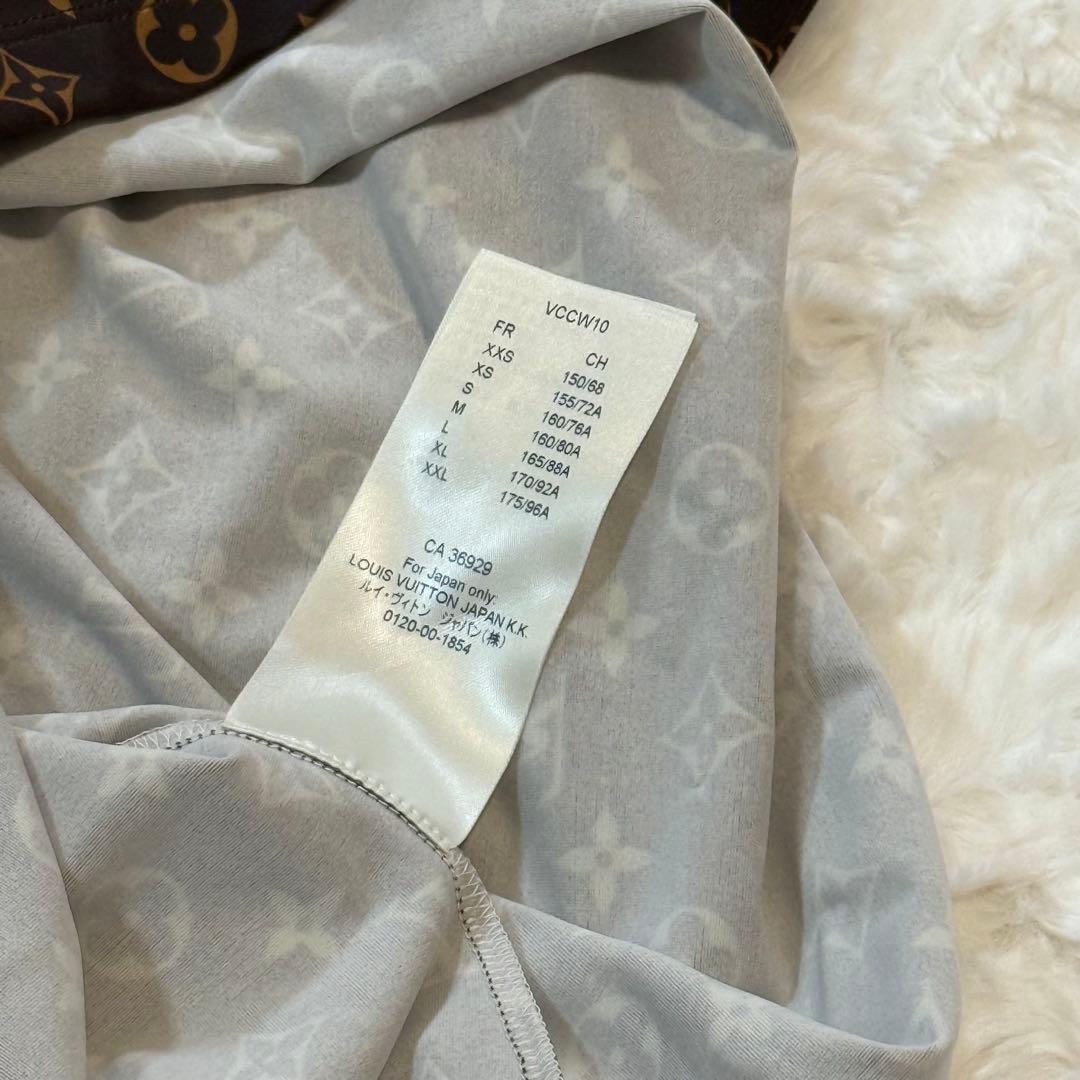 ルイヴィトン モノグラム タートルネック長袖カットソー XS