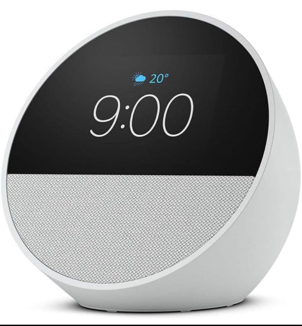 Amazon Echo Spot 新品未使用 ホワイト グレイシャー