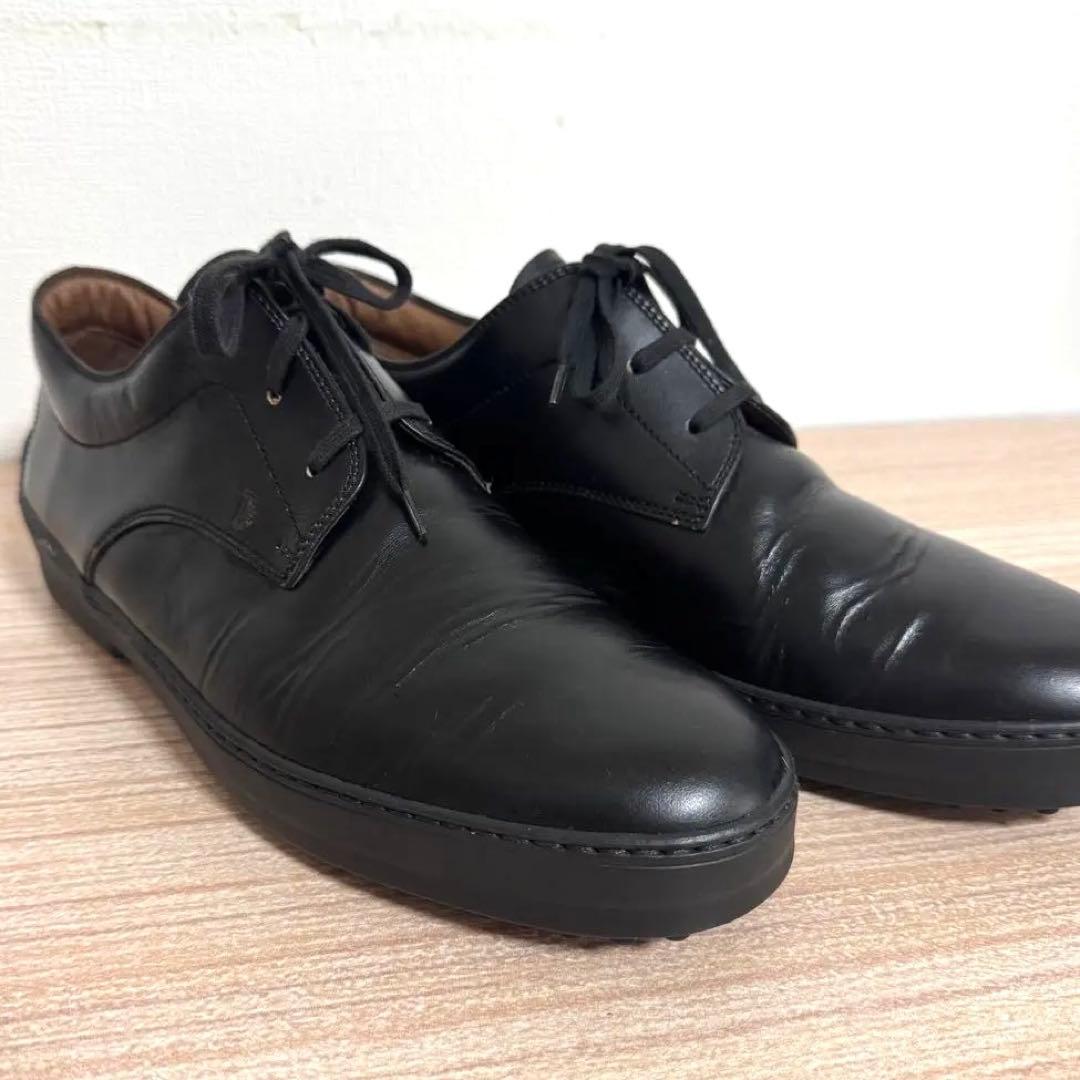 トッズ ドライビング スニーカー レザー 12 1/2 ブラック