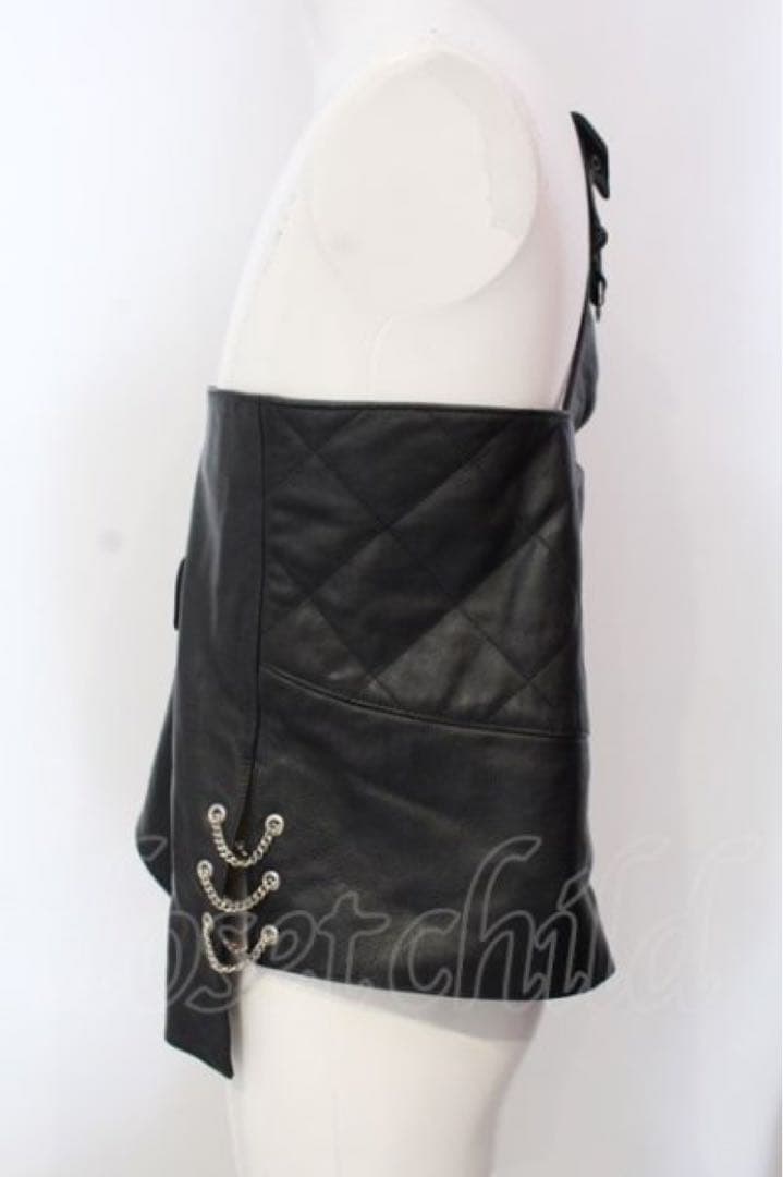 el conductor / LEATHER HALF VEST ベスト