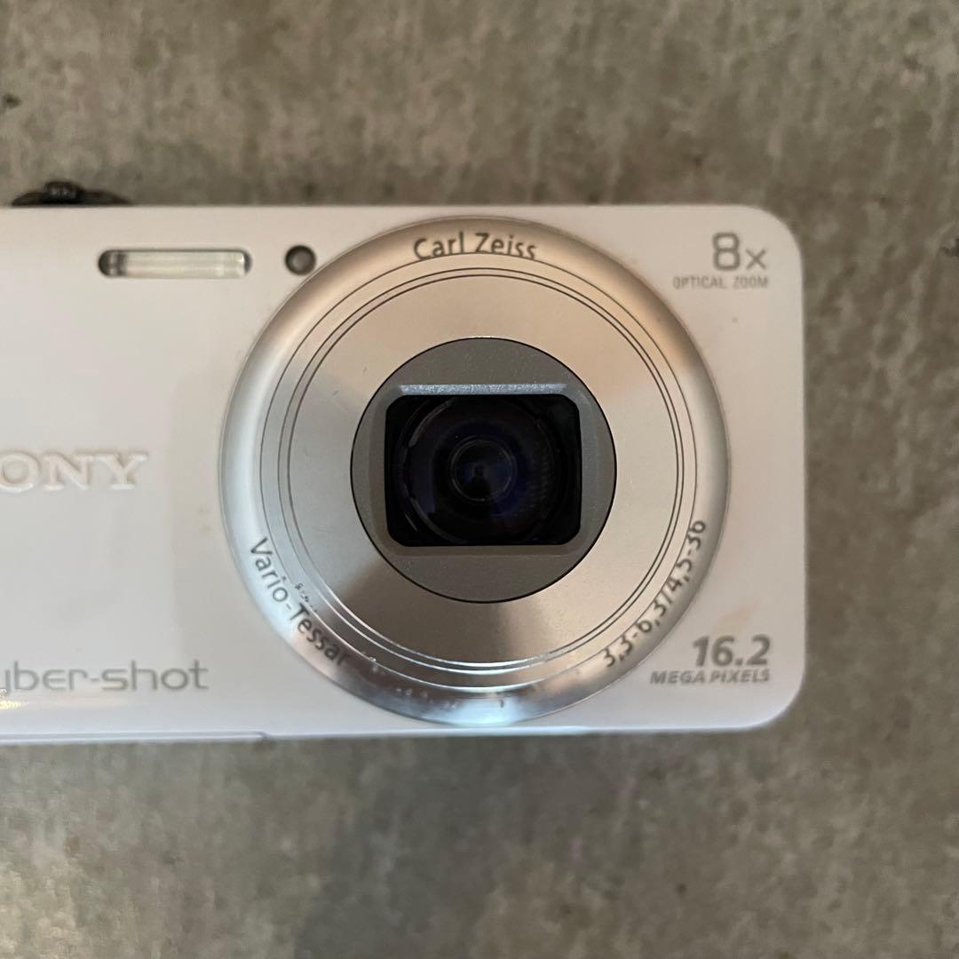 SONY Cyber-shot 16.2MP コンパクトデジタルカメラ ホワイト