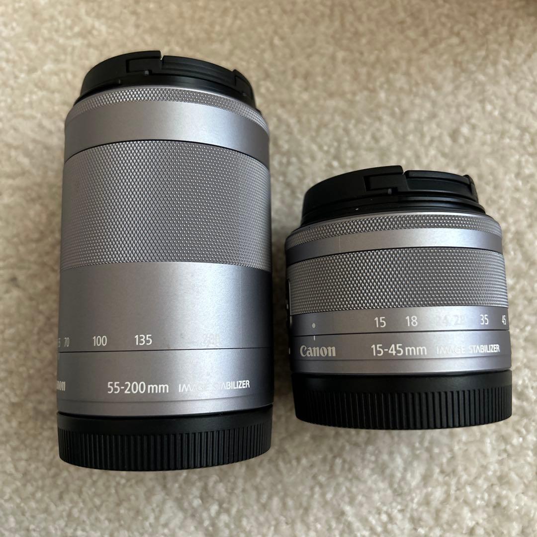Canon EOS M10 ミラーレスカメラ グレー　ダブルズームキット