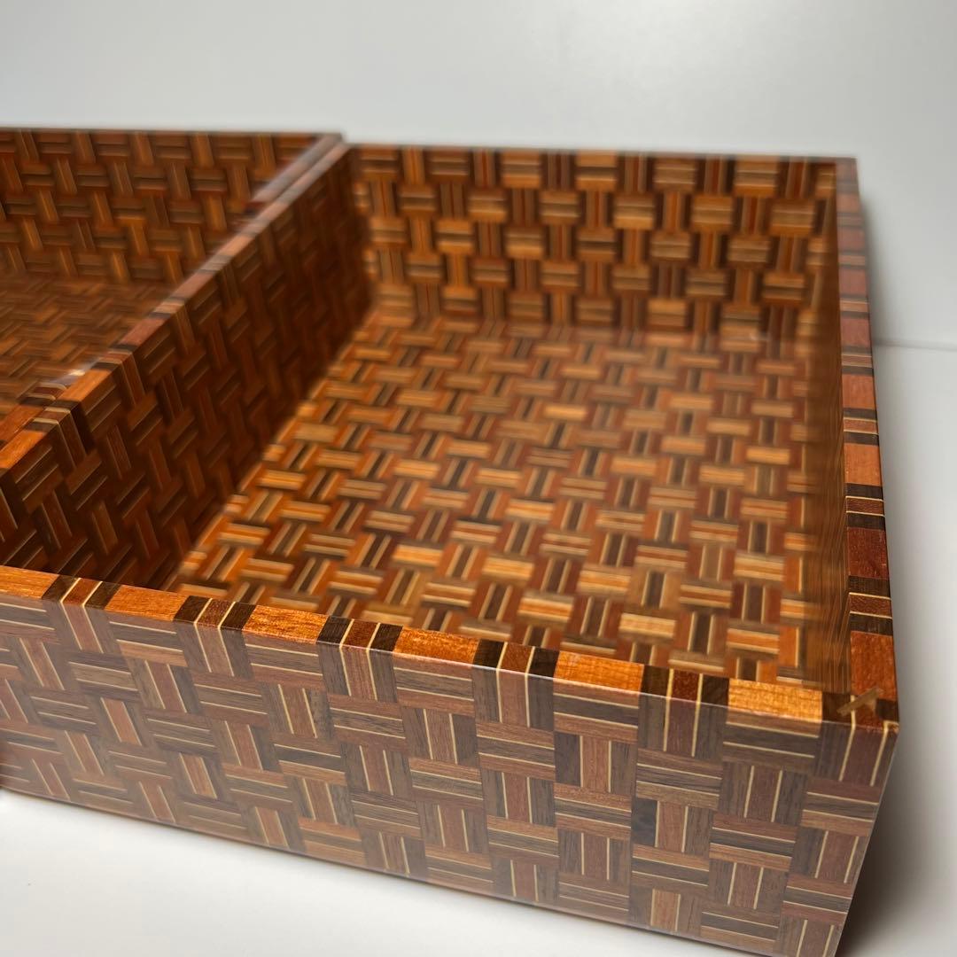 寄木細工 文庫 本間木工所