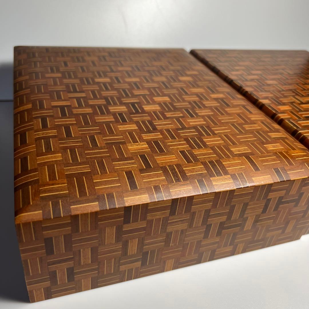 寄木細工 文庫 本間木工所