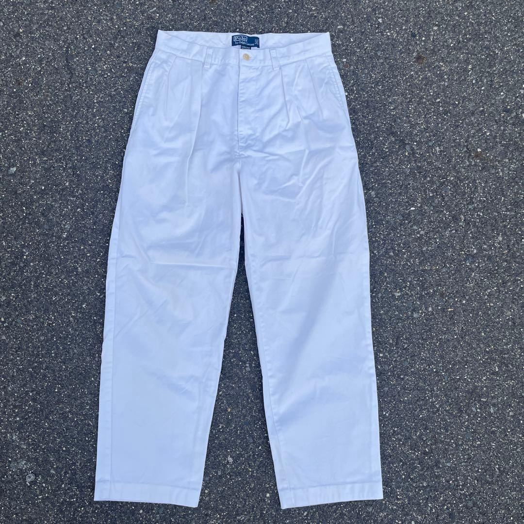 90s Polo by Ralph Lauren ANDREW ホワイト w32